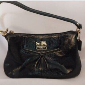 COACH Vintage Black Patent Leather Handbag RARE EXC